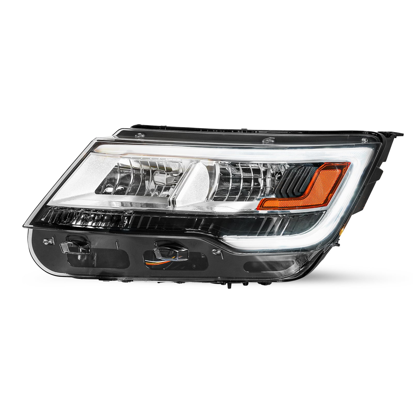VehicleAid Headlights For 2016-2018 Ford Explorer With DRL