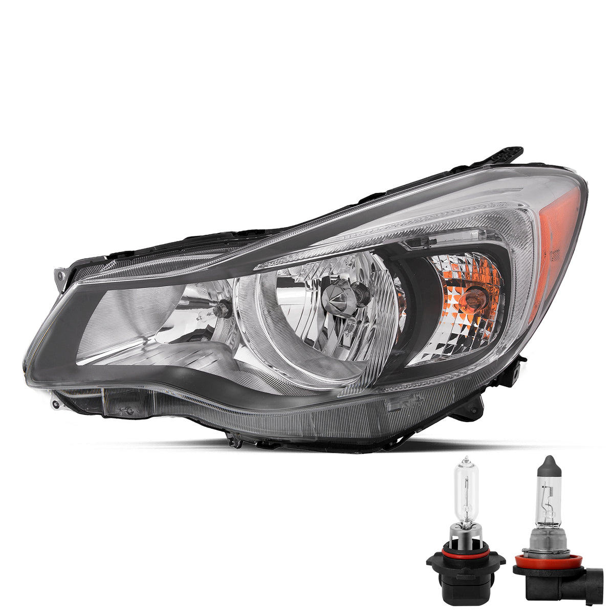VehicleAid Headlights For 2013-2015 Subaru XV Crosstrek