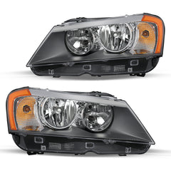 VehicleAid Headlights For 2011-2014 BMW X3 Halogen