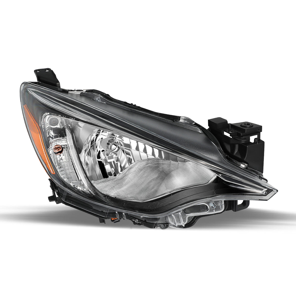 VehicleAid Headlights For 2016 Scion iA, 2017-2018 Toyota Yaris iA, 2019-2020 Yaris L/LE
