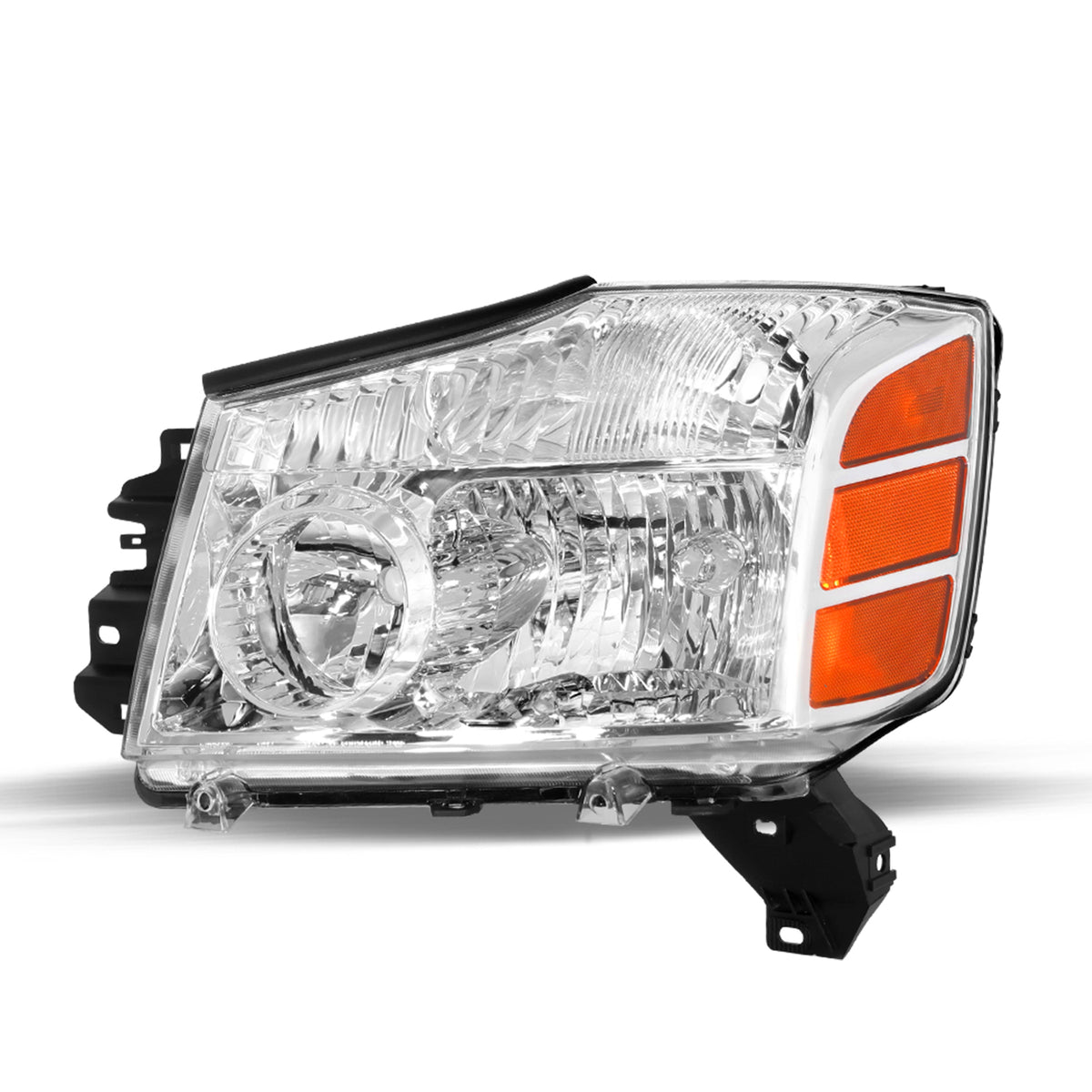 VehicleAid Headlights For 2004-2015 Nissan Titan/2005-2007 Nissan Armada