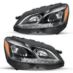 VehicleAid Headlights For 2014-2016 Mercedes-Benz E-Class W212