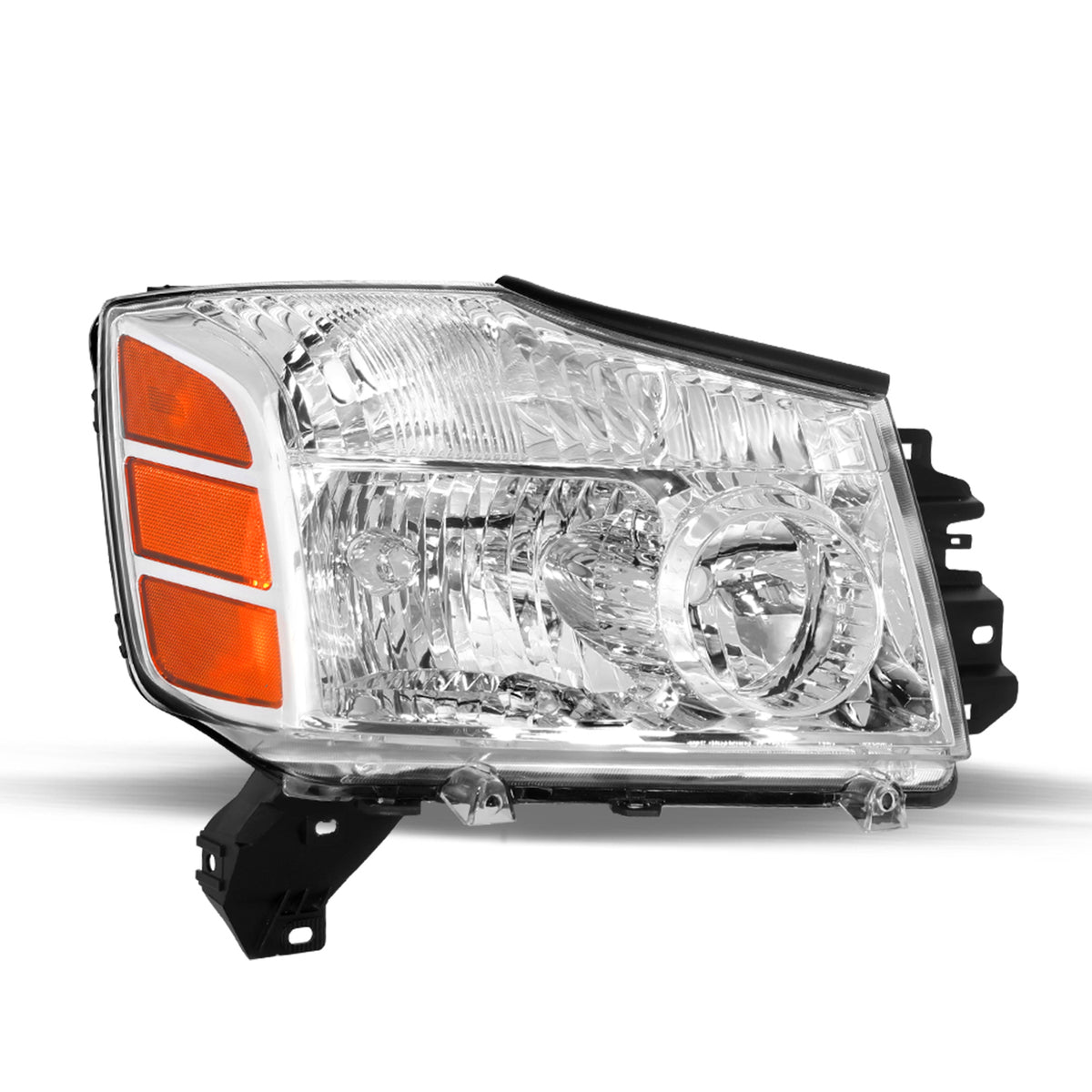 VehicleAid Headlights For 2004-2015 Nissan Titan/2005-2007 Nissan Armada
