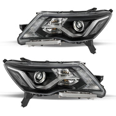 VehicleAid Headlights For 2017-2020 Nissan Pathfinder Halogen Projector w/LED DRL