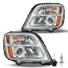 VehicleAid Halogen Headlights For 2016-2017 GMC Terrain SL SLE SLT