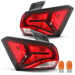 VehicleAid Taillights For 2022-2024 Chevy Equinox Outer Halogen Model