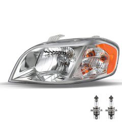 VehicleAid Halogen Headlights For 2007-2011 Chevy Aveo/2007-2009 Pontiac Wave/2009 Pontiac G3