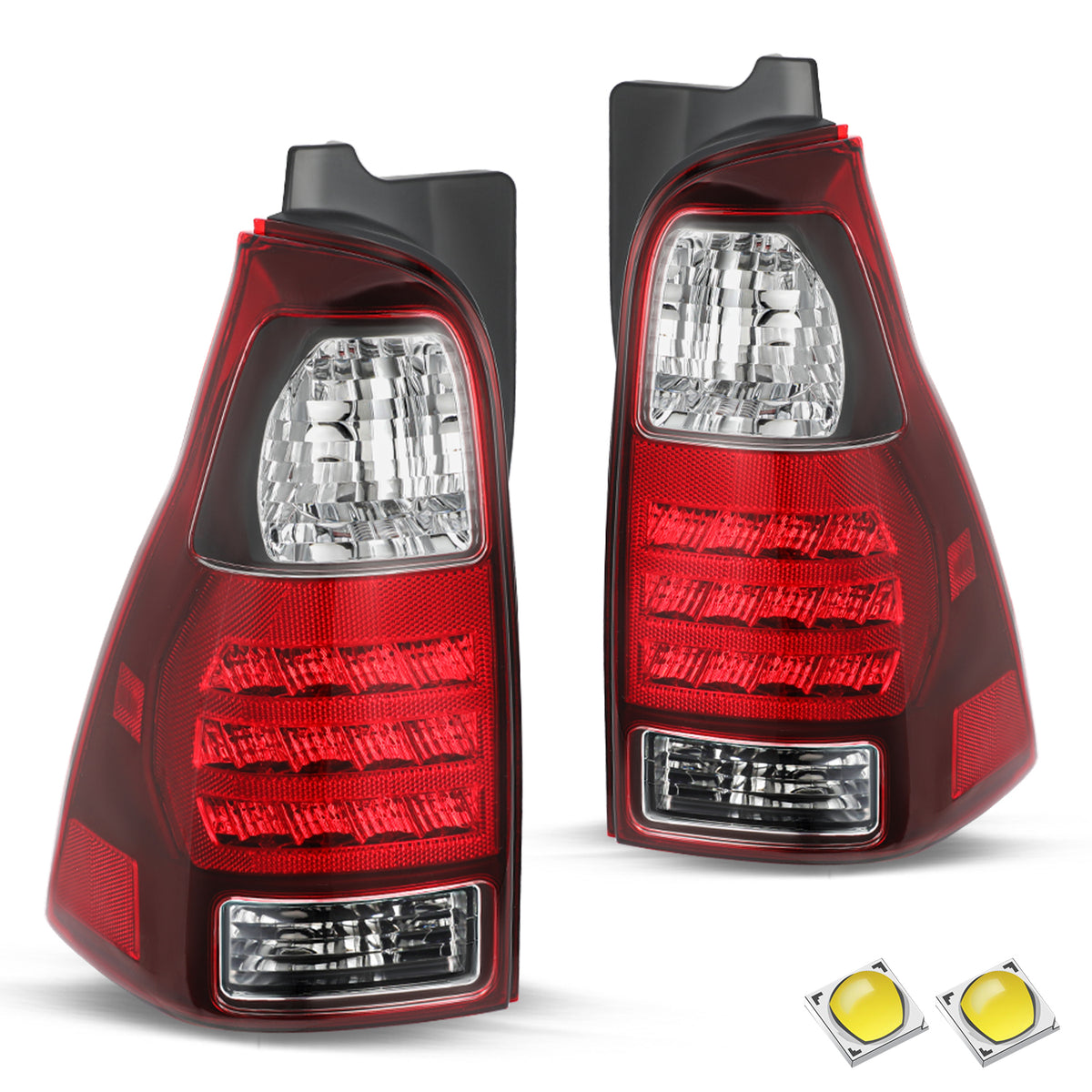 VehicleAid Taillights For 2006-2009 Toyota 4Runner SR5/Sport/Limited
