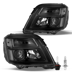 VehicleAid Halogen Headlights For 2016-2017 GMC Terrain SL SLE SLT