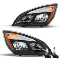 VehicleAid Headlights For 2018-2024 Freightliner Cascadia Halogen