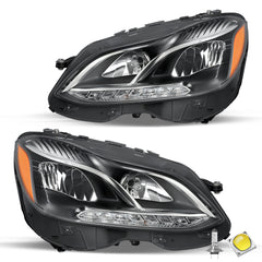 VehicleAid Headlights For 2014-2016 Mercedes-Benz E-Class W212