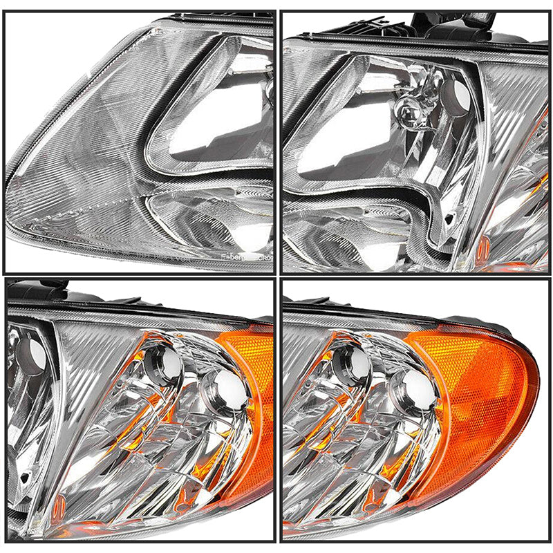 VehicleAid Headlights For 2001-2007 Chrysler Town & Country