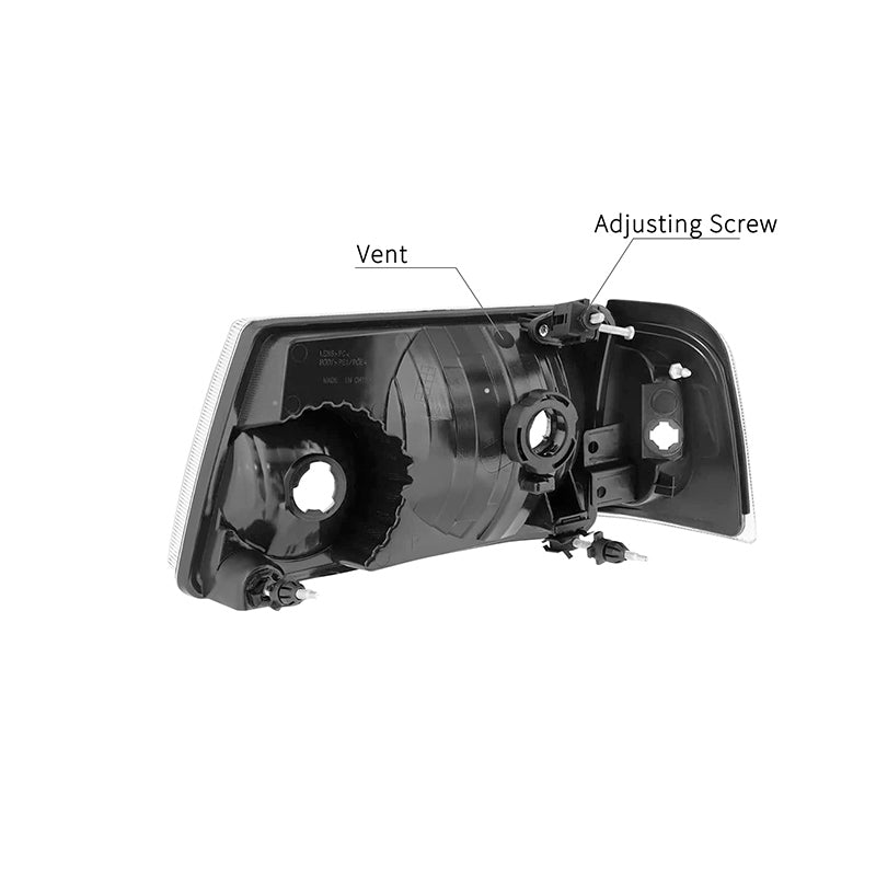 VehicleAid Headlights For 2001-2011 Ford Ranger