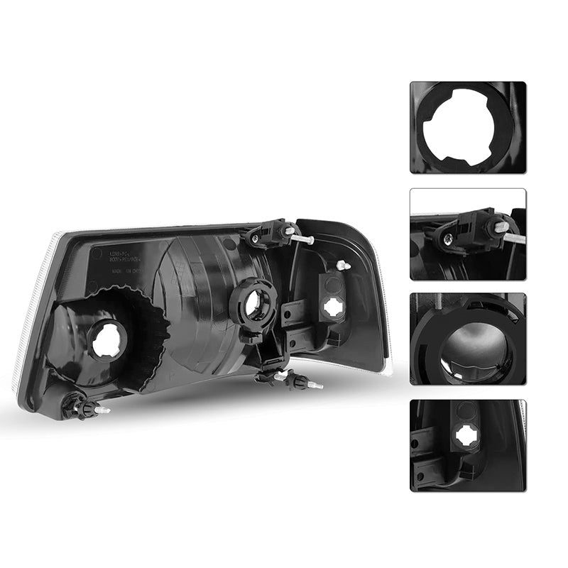 VehicleAid Headlights For 2001-2011 Ford Ranger