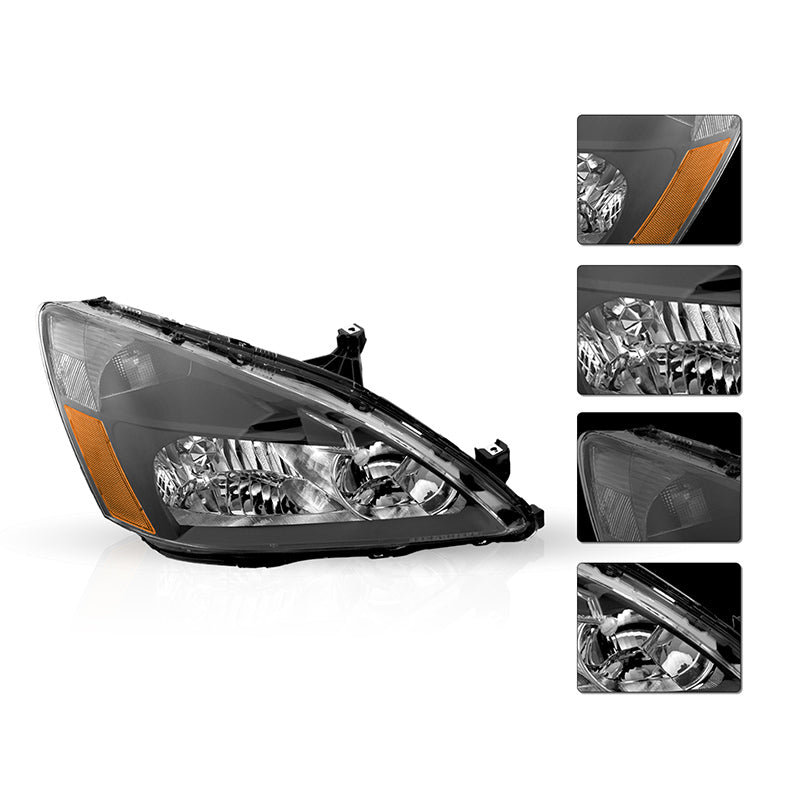 VehicleAid Headlights For 2003-2007 Honda Accord