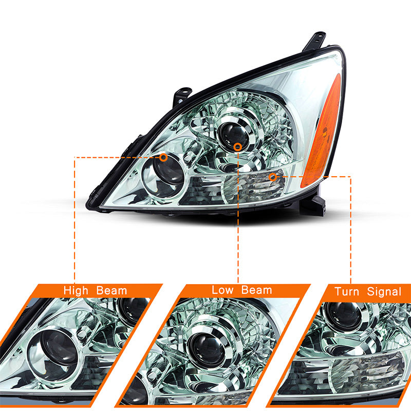 VehicleAid Headlights For 2003-2009 Lexus GX470