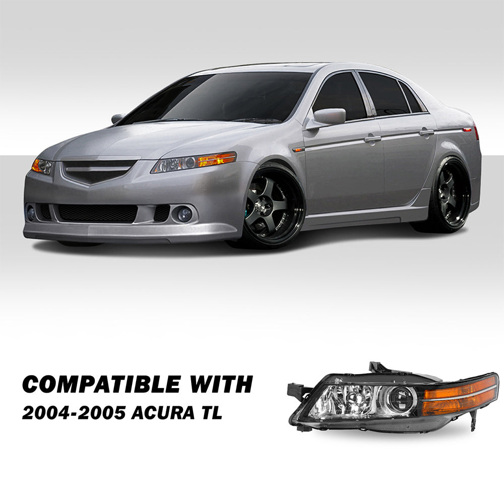 VehicleAid Headlights For 2004-2005 Acura TL