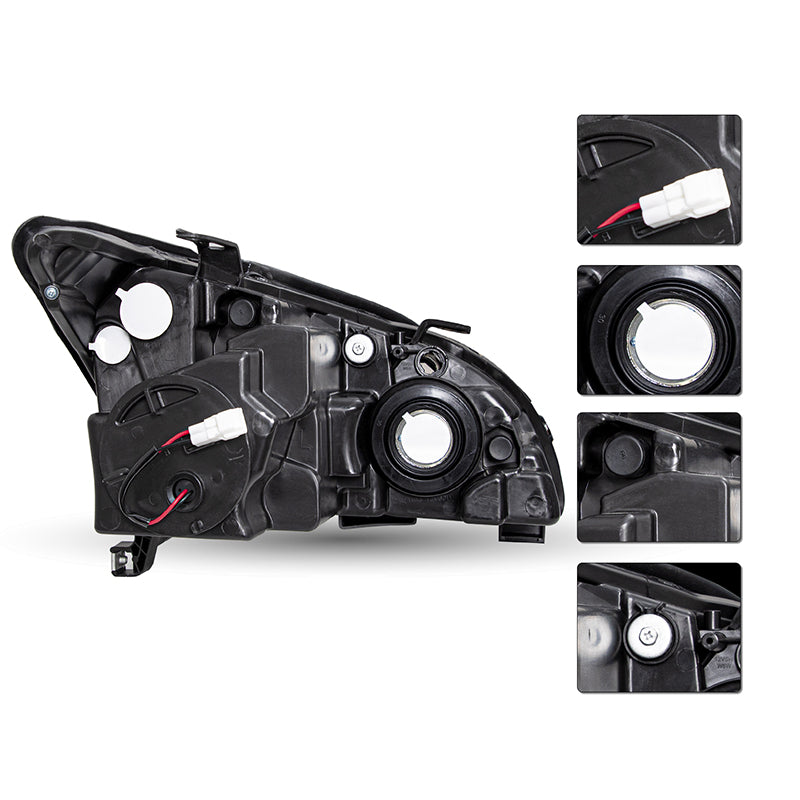 VehicleAid Headlights For 2006-2008 Lexus RX400h