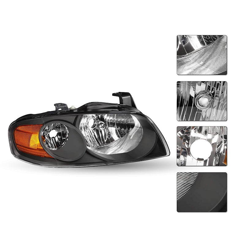VehicleAid Headlights For 2004-2006 Nissan Sentra