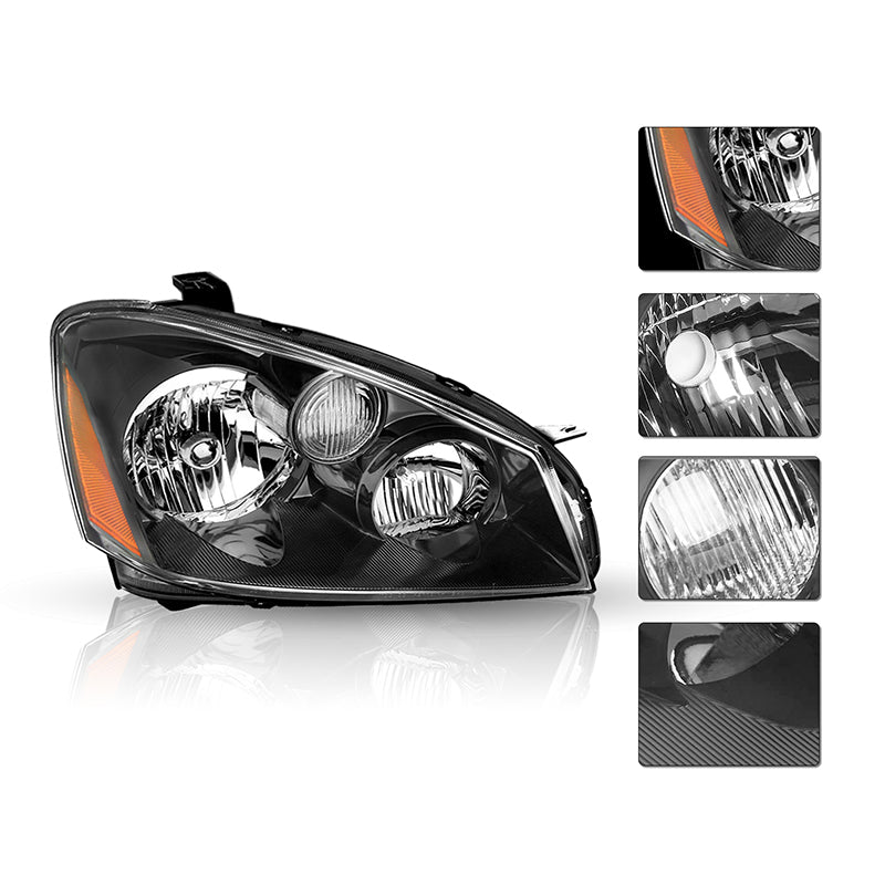 VehicleAid Headlights For 2005-2006 Nissan Altima