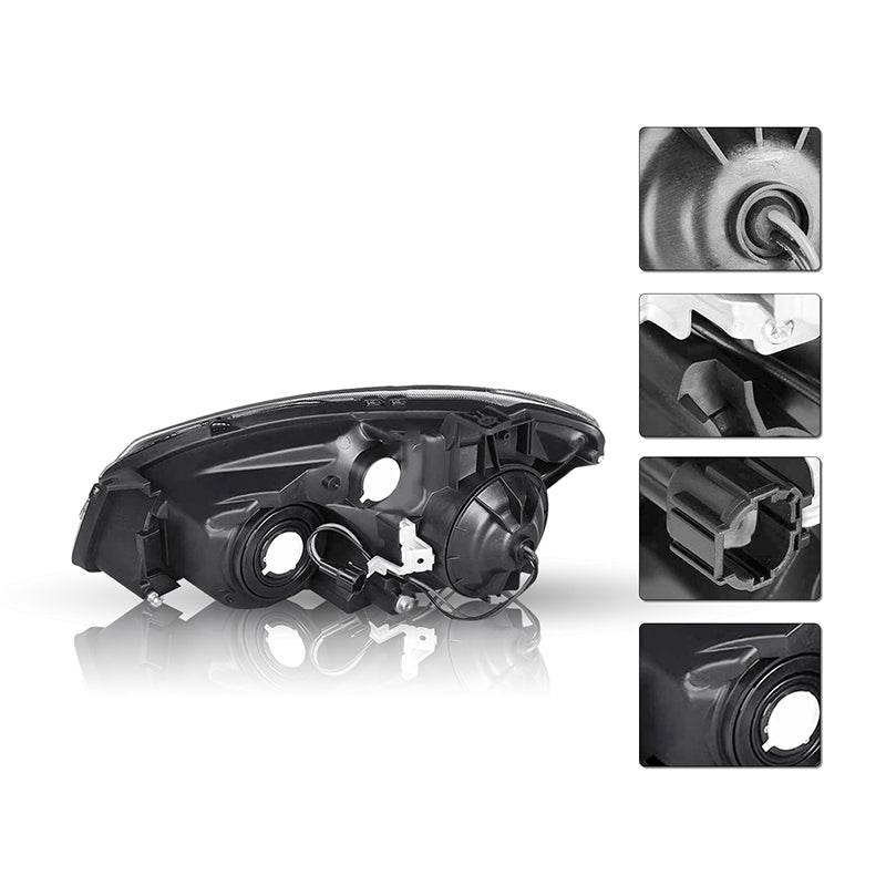 VehicleAid Headlights For 2005-2006 Nissan Altima