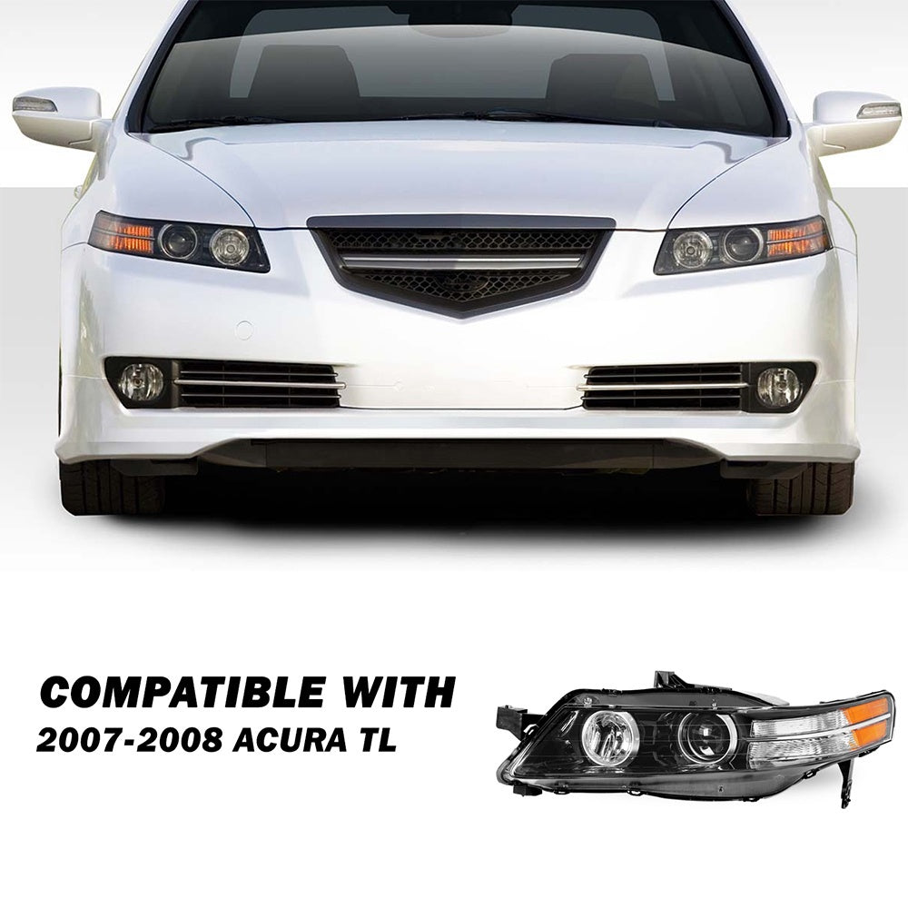 VehicleAid Headlights For 2007-2008 Acura TL