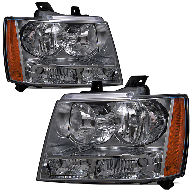 VehicleAid Headlights For 2007-2013 Chevy Suburban 2500