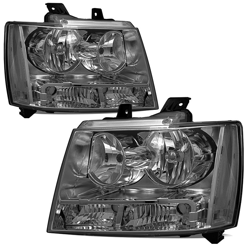 VehicleAid Headlights For 2007-2013 Chevy Suburban 2500