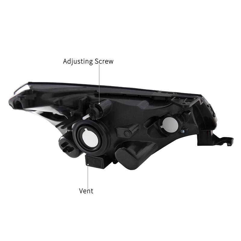 VehicleAid Headlights For 2008-2011 Ford Focus
