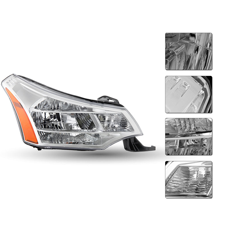 VehicleAid Headlights For 2008-2011 Ford Focus