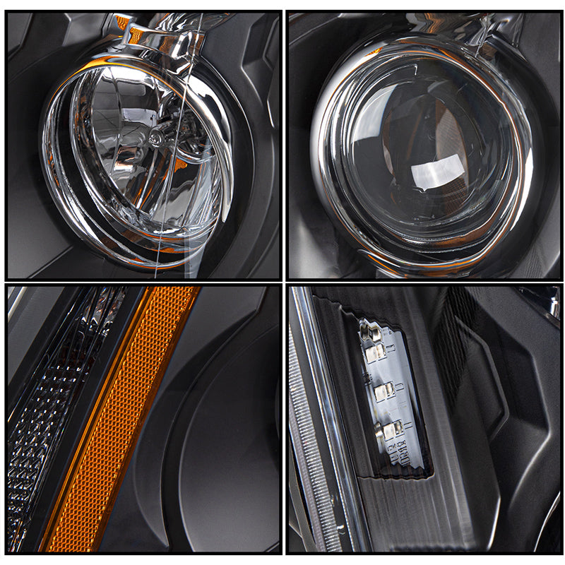 VehicleAid Headlights For 2008-2014 Cadillac CTS