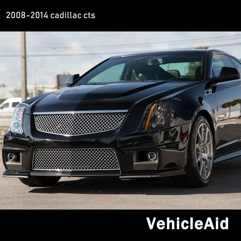 VehicleAid Headlights For 2008-2014 Cadillac CTS
