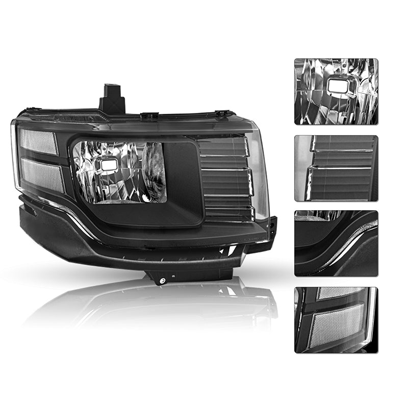 VehicleAid Headlights For 2009-2012 Ford Flex