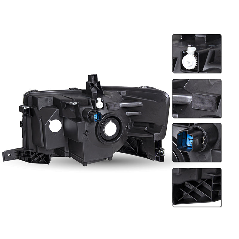 VehicleAid Headlights For 2009-2012 Ford Flex