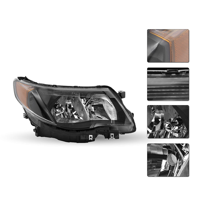 VehicleAid Headlights For 2009-2013 Subaru Forester