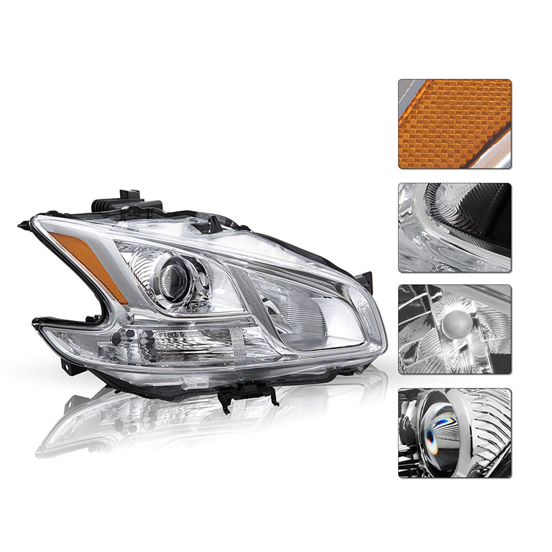 VehicleAid Headlights For 2009-2014 Nissan Maxima
