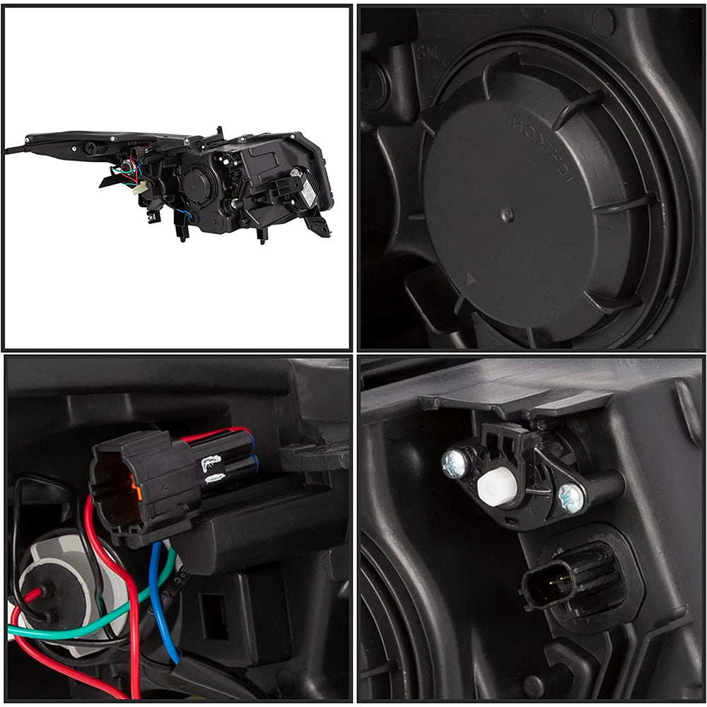 VehicleAid Headlights For 2009-2017 Infiniti FX35