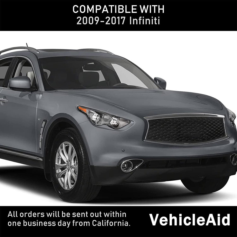VehicleAid Headlights For 2009-2017 Infiniti FX35
