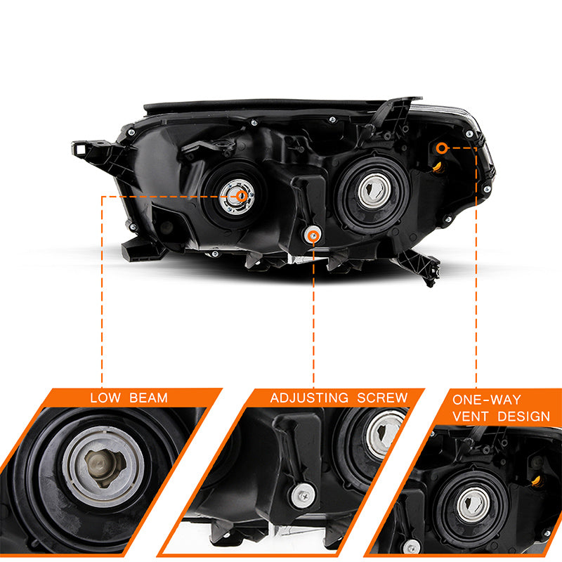 VehicleAid-For 2010-2013 Toyota 4-Runner Headlights
