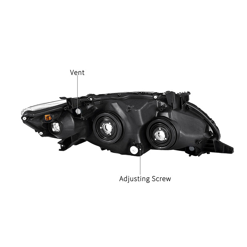 VehicleAid Headlights For 2011-2013 Toyota Corolla