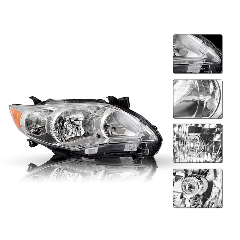 VehicleAid Headlights For 2011-2013 Toyota Corolla
