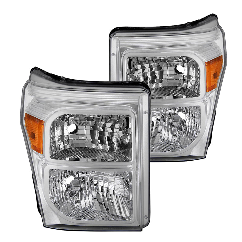 VehicleAid Headlights For 2011-2016 Ford F250 F350 F450 F550 Super Duty