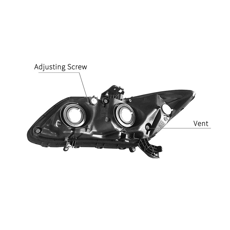 VehicleAid Headlights For 2012-2015 Honda Civic