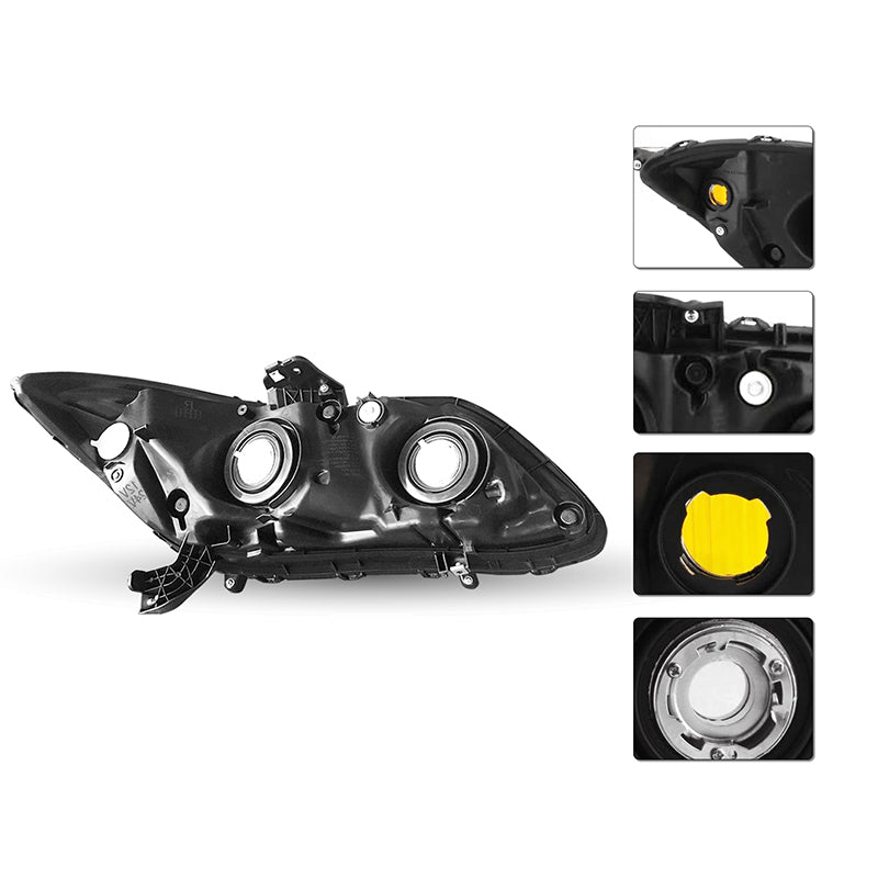 VehicleAid Headlights For 2012-2015 Honda Civic