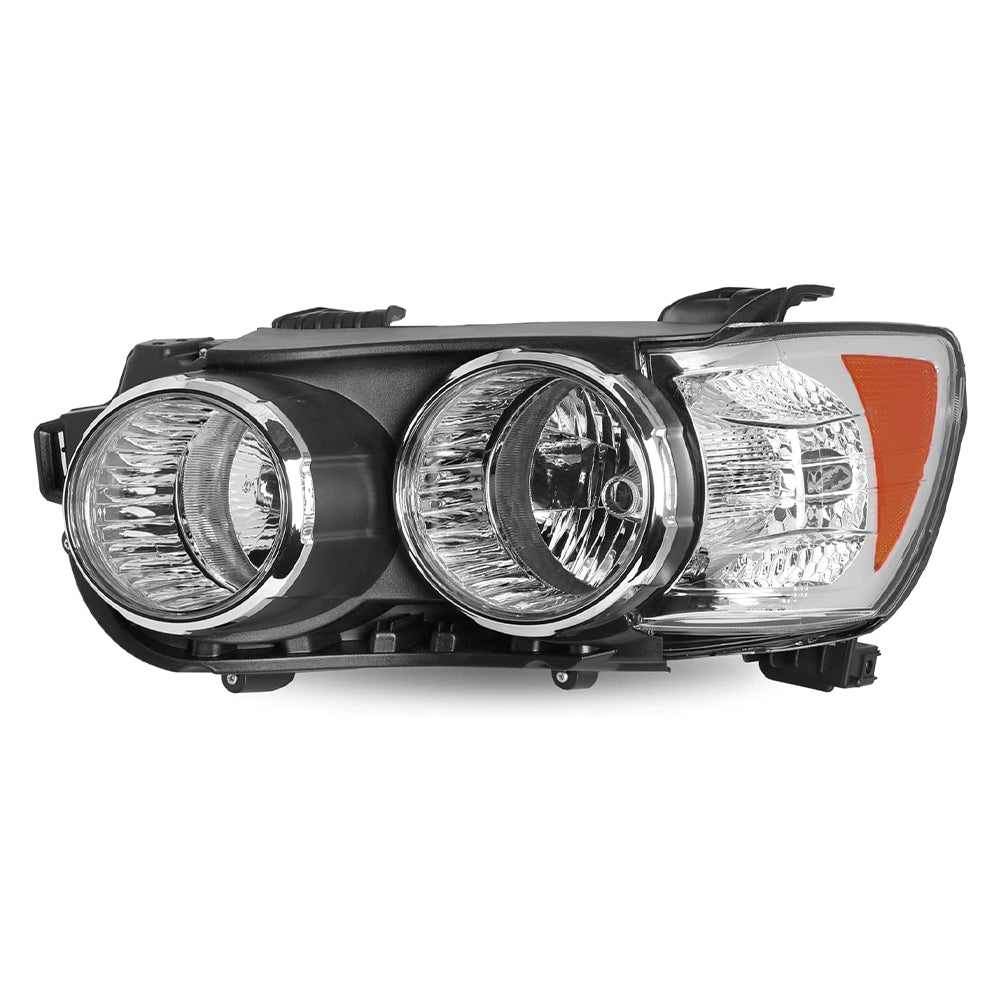 VehicleAid Headlights For 2012-2016 Chevy Sonic with Chrome Bezel