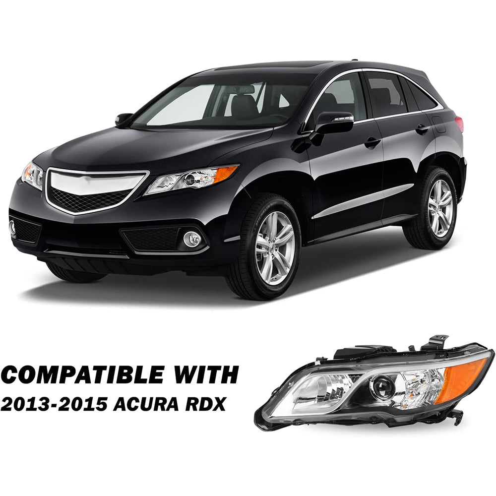 VehicleAid Headlights For 2013-2015 Acura RDX