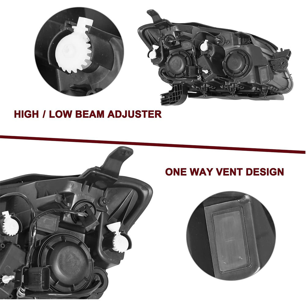 VehicleAid Headlights For 2013-2016 Chevy Trax