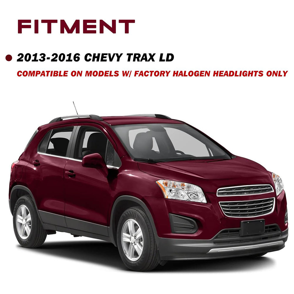 VehicleAid Headlights For 2013-2016 Chevy Trax