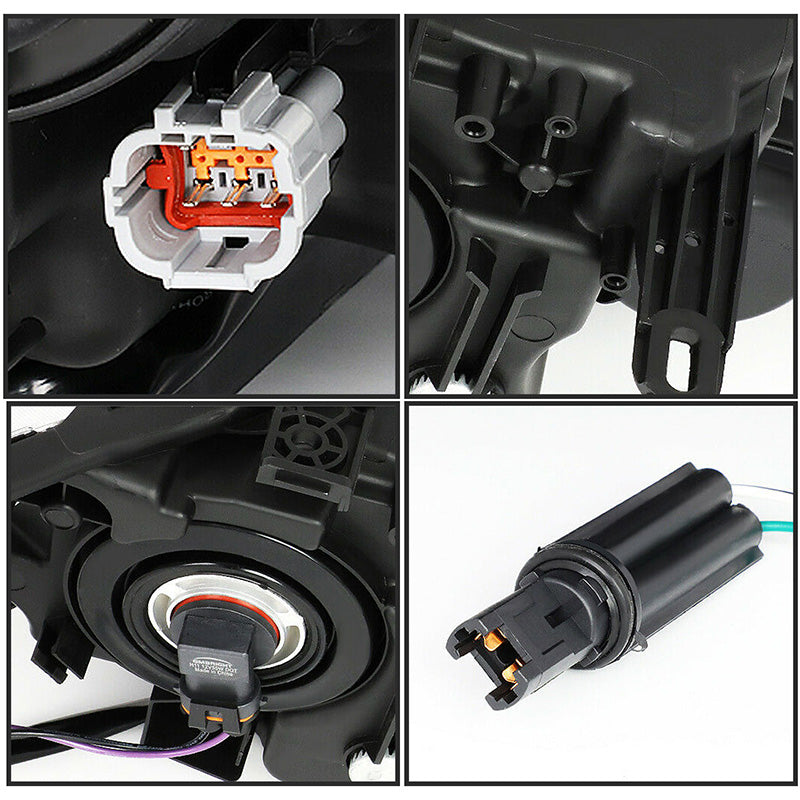 VehicleAid Headlights For 2014-2016 Nissan Rogue