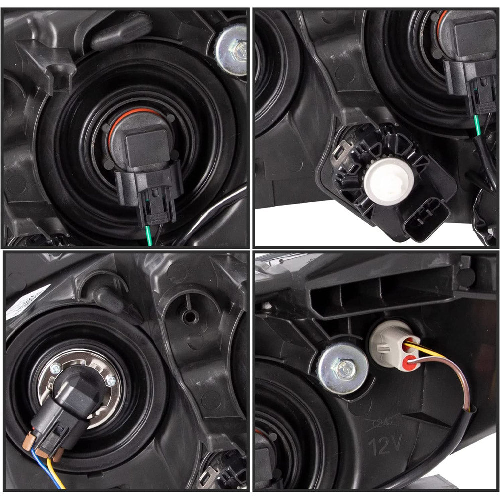 VehicleAid Headlights For 2017-2018 Mazda 3